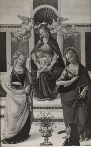 Mansell, W. F. — Virgin and Child enthroned with Saints by Bartolomeo di Giovanni. Marlay Bequest, Fitzwilliam Museum, Cambridge. — insieme